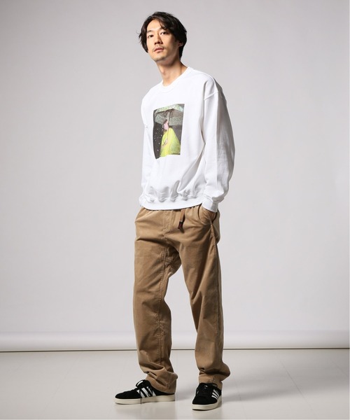 JOURNAL STANDARD(ジャーナルスタンダード)の「【FAYE WEBSTER /フェイ・ウェブスター】JS別注 Faye SMILE CREW#(スウェット・メンズ・ブラック/ホワイト・MEDIUM/X-LARGE/LARGE)」の5枚目の写真