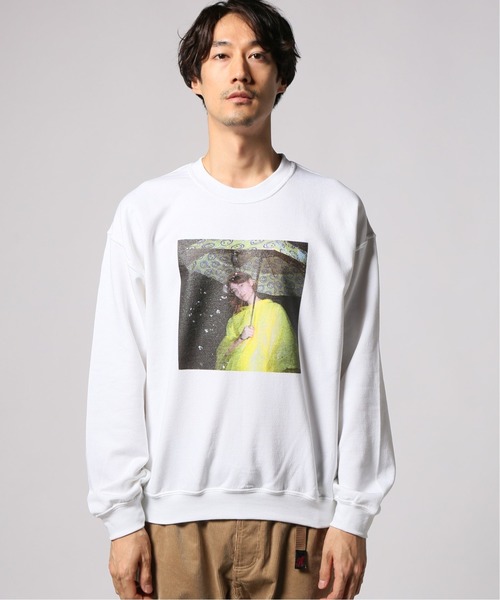 JOURNAL STANDARD(ジャーナルスタンダード)の「【FAYE WEBSTER /フェイ・ウェブスター】JS別注 Faye SMILE CREW#(スウェット・メンズ・ブラック/ホワイト・MEDIUM/X-LARGE/LARGE)」の6枚目の写真