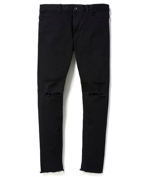 MSML(エムエスエムエル)の「GRUNGE BLACK SKINNY PANTS(デニムパンツ・メンズ・ブラック・SMALL/MEDIUM/LARGE)」の2枚目の写真