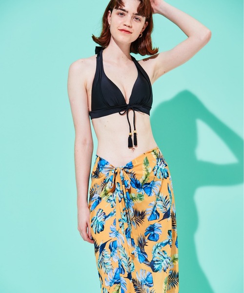 【ガビ様】水着　San-ai Resort 2way パレオ　ワンピース ガビ様】水着 San-ai Resort 2way パレオ ワンピース