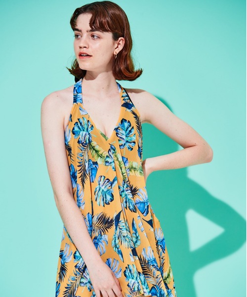 【ガビ様】水着　San-ai Resort 2way パレオ　ワンピース San-ai Resort 三愛水着楽園 「2Way」「ストレッチ」Knit Lace