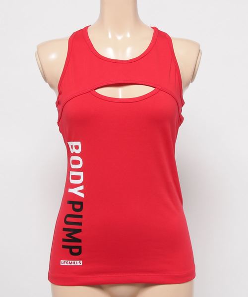Reebok(リーボック)の「レズミルズ ボディ パンプR タンク トップ (タンクトップ・レディース・レッド・XX-SMALL/LARGE/MEDIUM/X-LARGE/SMALL/XX-LARGE/X-SMALL)」の3枚目の写真