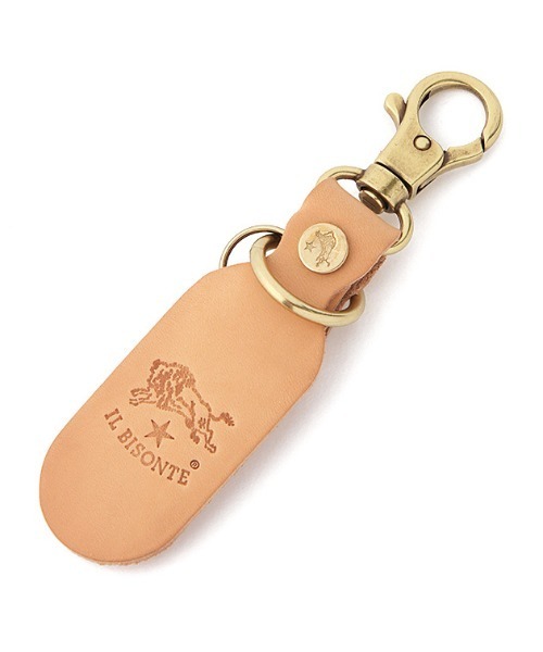 IL BISONTE（イルビゾンテ）の「IL BISONTE / ORIGINAL LEATHER / KEY HOLDER（キーホルダー・レディース・ナチュラル/ダークブラウン/ライトブラウン/レッド/ブラック/ホワイト/ネイビー/グリーン/オリーブ/レンガ/オレンジ/グレー・FREE）」の6枚目の写真