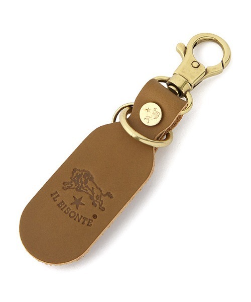 IL BISONTE（イルビゾンテ）の「IL BISONTE / ORIGINAL LEATHER / KEY HOLDER（キーホルダー・レディース・ナチュラル/ダークブラウン/ライトブラウン/レッド/ブラック/ホワイト/ネイビー/グリーン/オリーブ/レンガ/オレンジ/グレー・FREE）」の7枚目の写真