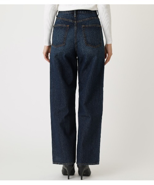 関税込み【LEMAIRE】HIGH WAIST DENIM PANT ハイウエストデニム Denim Indigo High Waisted Curved Pants | LEMAIRE