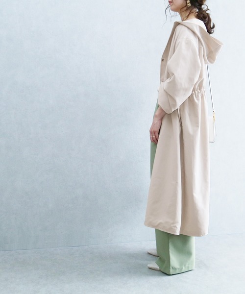 reca（レカ）の「フードトレンチコート（トレンチコート・レディース・カーキ/ベージュ系その他/ベージュ・L/M）」の20枚目の写真