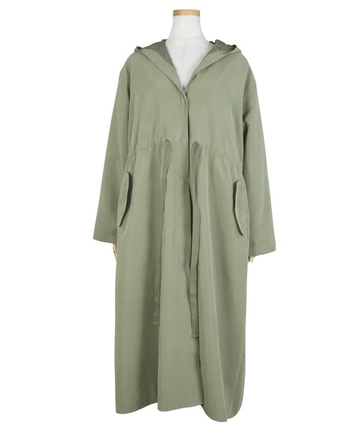 reca（レカ）の「フードトレンチコート（トレンチコート・レディース・カーキ/ベージュ系その他/ベージュ・L/M）」の16枚目の写真