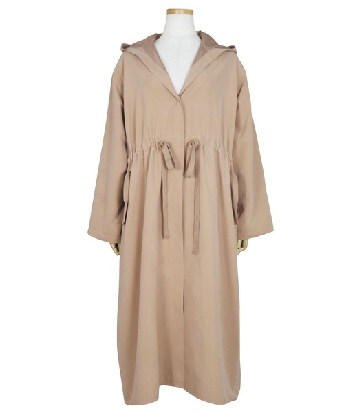 reca（レカ）の「フードトレンチコート（トレンチコート・レディース・カーキ/ベージュ系その他/ベージュ・L/M）」の15枚目の写真