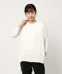 rps | ＢＡＣＫスリットニットベスト(ベスト)