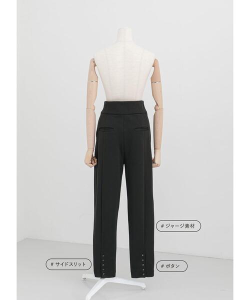 LAATO（ラート）の「JERSEY PANTS（スラックス・レディース・ブラック/オフホワイト・38/36）」の7枚目の写真
