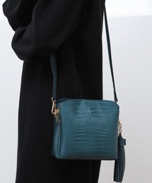 Ungrid | 【Ungrid/アングリッド】シャイニースモールクロコビッグタッセルBAG(ショルダーバッグ)