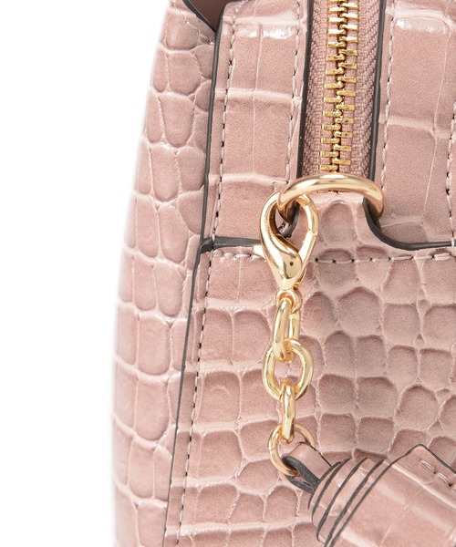 Ungrid（アングリッド）の「【Ungrid/アングリッド】シャイニースモールクロコビッグタッセルショルダーバッグ（ショルダーバッグ・レディース・ブラック/キャメル/ライトグレー/ベージュ系その他/ワイン/ラベンダー/ダークグレー/カーキ/ダークブラウン/ターコイズブルー・FREE）」の22枚目の写真