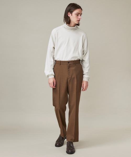 MARKAWARE ブラウン スラックス　3 markaware スラックス 「MARKAWARE/マーカウェア」FLAT TAPERED