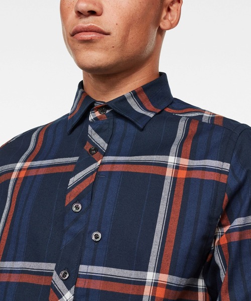G-STAR（ジースター）の「Stalt Regular Patch Pocket Shirt（シャツ/ブラウス・メンズ・チェック・SMALL/MEDIUM/LARGE/X-SMALL）」の4枚目の写真