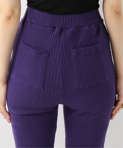 B.C STOCK（ベーセーストック）の「ランダムリブスリットパンツ（その他パンツ・レディース・ホワイト/ブラック/パープル・FREE）」の11枚目の写真