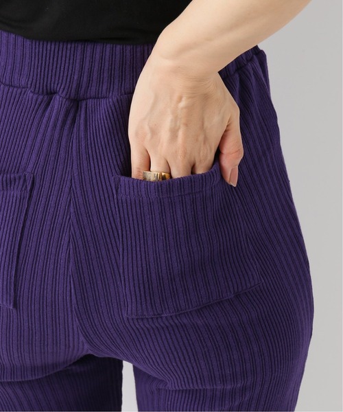 B.C STOCK（ベーセーストック）の「ランダムリブスリットパンツ（その他パンツ・レディース・ホワイト/ブラック/パープル・FREE）」の12枚目の写真