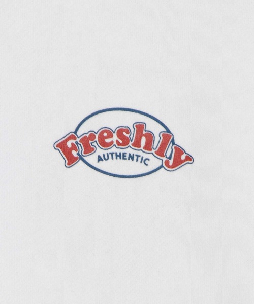 WEGO（ウィゴー）の「WEGO/Freshlyサークルロゴプリントプルオーバー（スウェット・レディース・ホワイト/ダークグリーン/ブルー/スミクロ・SMALL/MEDIUM/LARGE）」の16枚目の写真