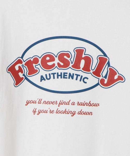 WEGO（ウィゴー）の「WEGO/Freshlyサークルロゴプリントプルオーバー（スウェット・レディース・ホワイト/ダークグリーン/ブルー/スミクロ・SMALL/MEDIUM/LARGE）」の15枚目の写真