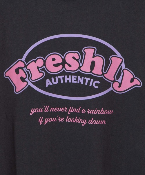 WEGO（ウィゴー）の「WEGO/Freshlyサークルロゴプリントプルオーバー（スウェット・レディース・ホワイト/ダークグリーン/ブルー/スミクロ・SMALL/MEDIUM/LARGE）」の13枚目の写真