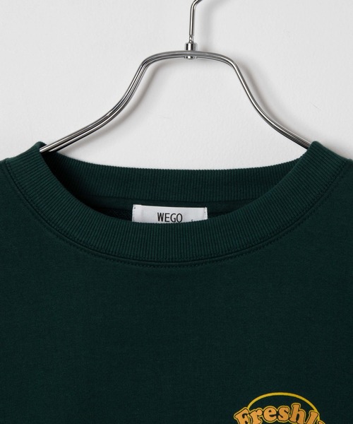 WEGO（ウィゴー）の「WEGO/Freshlyサークルロゴプリントプルオーバー（スウェット・レディース・ホワイト/ダークグリーン/ブルー/スミクロ・SMALL/MEDIUM/LARGE）」の19枚目の写真