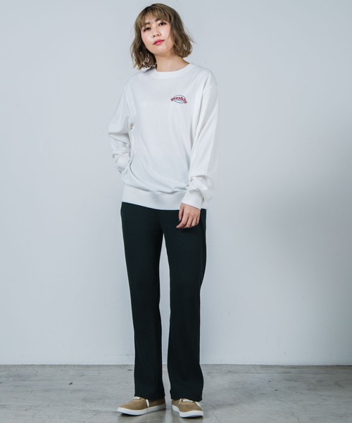 WEGO（ウィゴー）の「WEGO/Freshlyサークルロゴプリントプルオーバー（スウェット・レディース・ホワイト/ダークグリーン/ブルー/スミクロ・SMALL/MEDIUM/LARGE）」の21枚目の写真