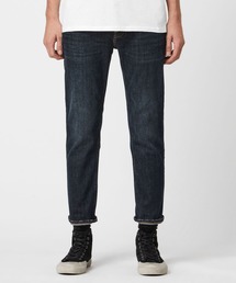 ALLSAINTS | DEAN CROPPED SLIM JEANS, DARK INDIGO | ディーン クロップド スリム ジーンズ ダーク インディゴ(デニムパンツ)
