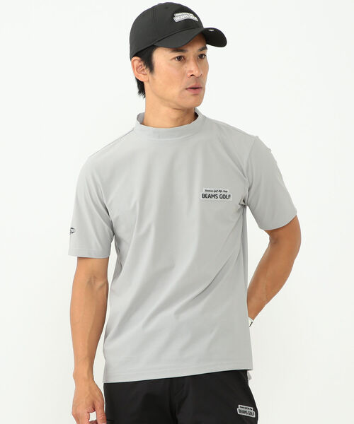 BEAMS GOLFドットエア（R）メッシュ モックネックシャツ メンズ BEAMS