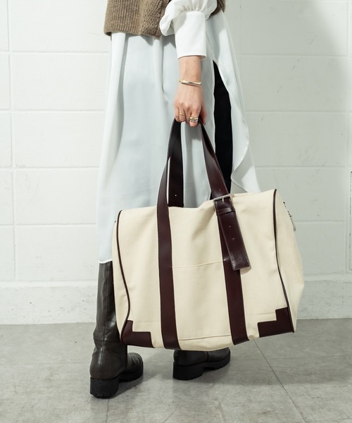 loti（ロティ）の「WEB限定　loti　キャンバスビッグトート（ショルダーバッグ・レディース・ブラック/ブラウン・FREE）」の16枚目の写真