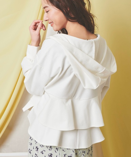 Noela - ノエラ♡大人気バックフリルパーカー Noela（ノエラ）の「バックフリルパーカー（パーカー）」 - WEAR