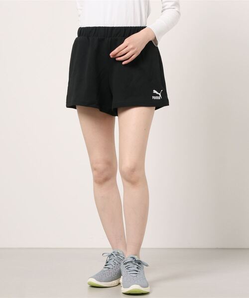 PUMA（プーマ）の「PUMA CLASSICS HIGH WAIST SHORT / プーマ クラシックス ハイウエスト ショーツ（その他パンツ・レディース・ブラック/グレー/ピンク・S/M/L）」の2枚目の写真