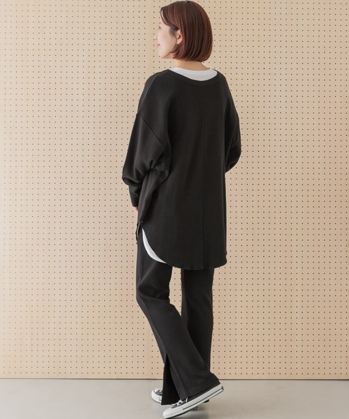 URBAN RESEARCH Sonny Label(アーバンリサーチサニーレーベル)の「サイドスリットハニカムカットパンツ(その他パンツ・レディース・ブラック/オフホワイト/ブルー系その他・FREE)」の10枚目の写真