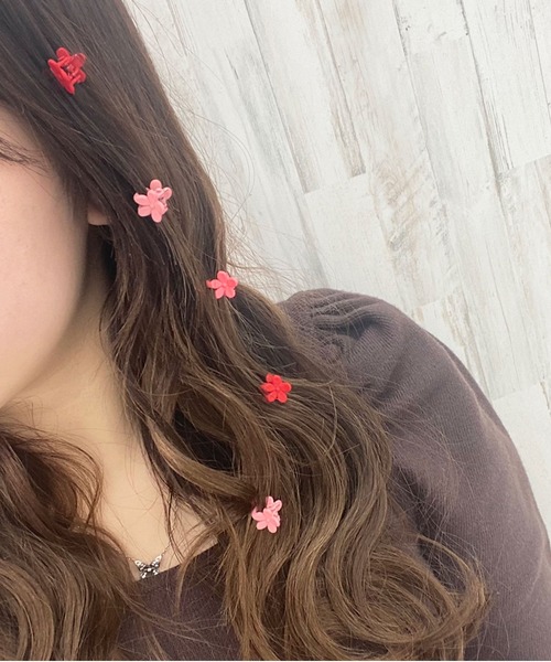 カラフルフラワーヘアクリップ Ar バレッタ ヘアクリップ Pairpair ペアペア のファッション