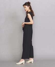 ビューティアンドユース DRESS ダブルクロスVネック7分袖オールインワン BEAUTY&YOUTH UNITED ARROWS - ビューティアンドユース DRESS