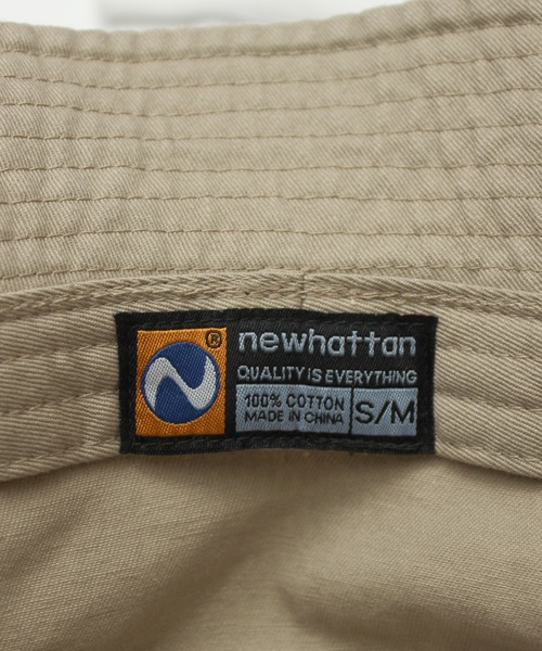 newhattan（ニューハッタン）の「【newhattan】ニューハッタン ウォッシュドコットン ツイルバケットハット H1500（ハット・メンズ・ブラック/ホワイト/ベージュ・FREE）」の8枚目の写真