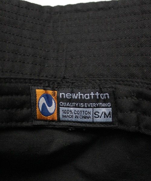 newhattan（ニューハッタン）の「【newhattan】ニューハッタン ウォッシュドコットン ツイルバケットハット H1500（ハット・メンズ・ブラック/ホワイト/ベージュ・FREE）」の12枚目の写真