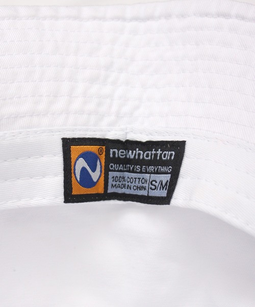 newhattan（ニューハッタン）の「【newhattan】ニューハッタン ウォッシュドコットン ツイルバケットハット H1500（ハット・メンズ・ブラック/ホワイト/ベージュ・FREE）」の10枚目の写真