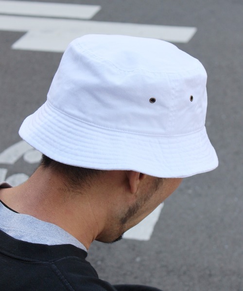 newhattan（ニューハッタン）の「【newhattan】ニューハッタン ウォッシュドコットン ツイルバケットハット H1500（ハット・メンズ・ブラック/ホワイト/ベージュ・FREE）」の17枚目の写真