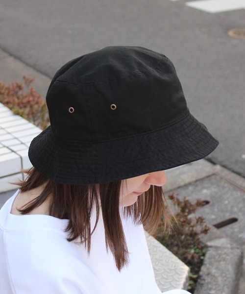 newhattan（ニューハッタン）の「【newhattan】ニューハッタン ウォッシュドコットン ツイルバケットハット H1500（ハット・メンズ・ブラック/ホワイト/ベージュ・FREE）」の22枚目の写真