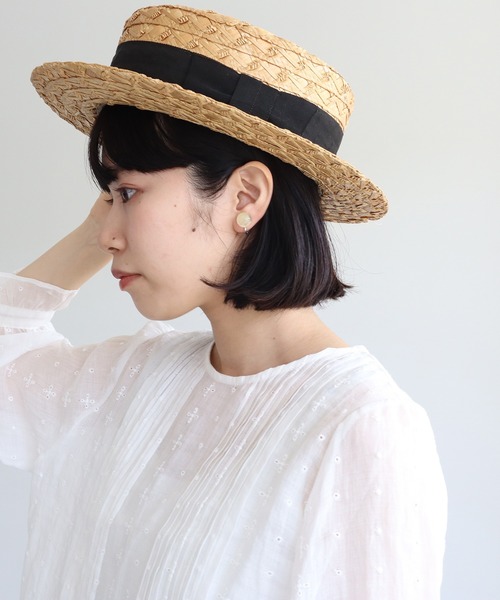 bulle de savon(ビュルデサボン)の「樹脂/貝のつぶつぶ マーブルイヤリング(イヤリング・レディース・イエロー/ピンク・FREE)」の9枚目の写真