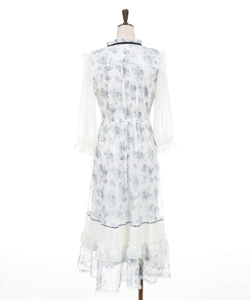 axes femme（アクシーズファム）の「フラワープリントレースOP