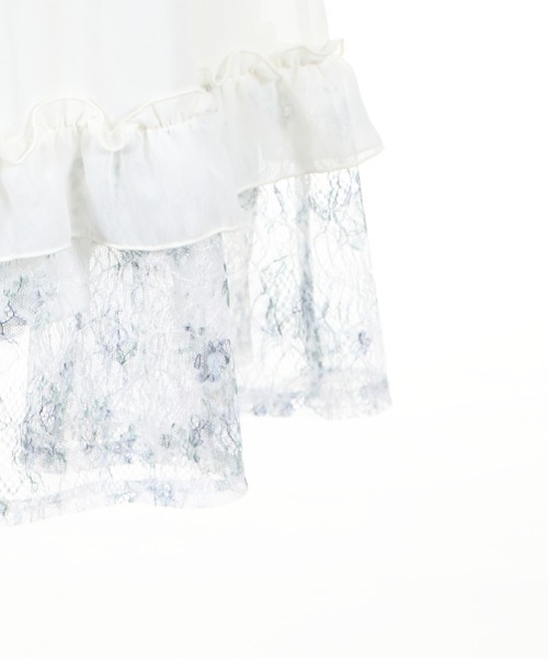 axes femme(アクシーズファム)の「フラワープリントレースOP(ワンピース・レディース・ピンク/ラベンダー/キナリ・MEDIUM)」の20枚目の写真