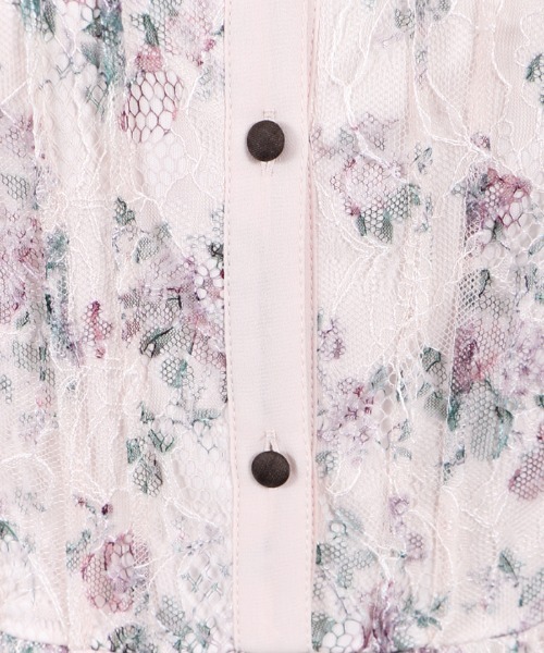 axes femme(アクシーズファム)の「フラワープリントレースOP(ワンピース・レディース・ピンク/ラベンダー/キナリ・MEDIUM)」の15枚目の写真