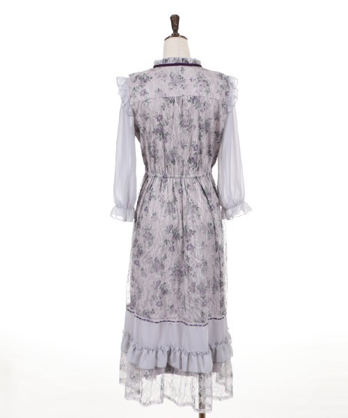 axes femme（アクシーズファム）の「フラワープリントレースOP