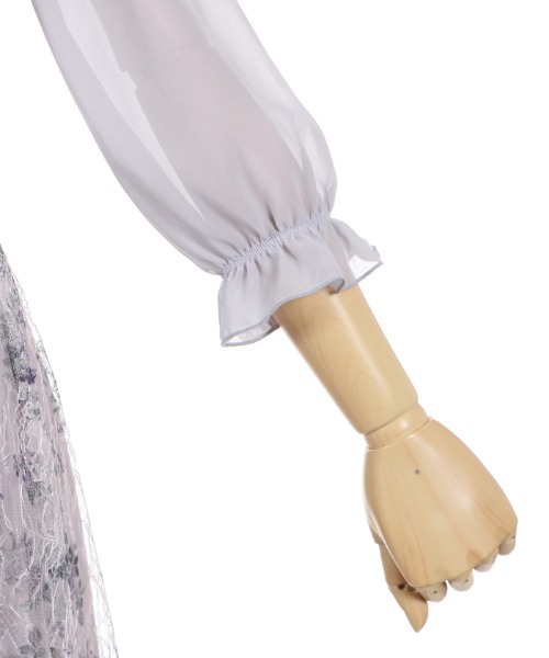 axes femme(アクシーズファム)の「フラワープリントレースOP(ワンピース・レディース・ピンク/ラベンダー/キナリ・MEDIUM)」の14枚目の写真