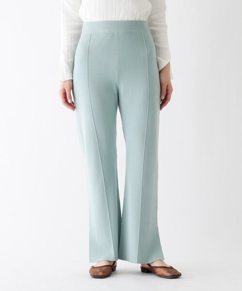 AG by aquagirl（エージーバイアクアガール）の「◆BLISSニットパンツ（その他パンツ・レディース・オフホワイト/グレー系その他/ライトグリーン・36/38/40）」の4枚目の写真