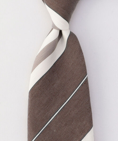 NOLLEY'S goodman（ノーリーズグッドマン）の「RaTTi ストライプネクタイ（ネクタイ・メンズ・ブラウン系その他/ブルー系その他・FREE）」の2枚目の写真