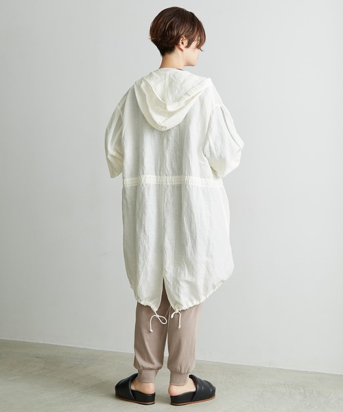 note et silence (ノートエシロンス)の「._*◇Li/cu製品染 スノーパーカー(その他アウター・レディース・ダークブラウン/ホワイト/ダークオレンジ・FREE)」の11枚目の写真