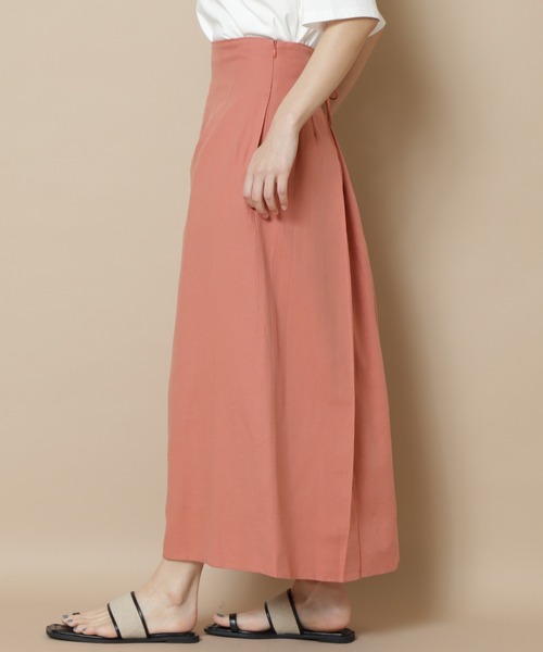 N.（N. Natural Beauty Basic）（エヌエヌナチュラルビューティーベーシック）の「【S Size Line】バックレースアップ麻混スカート（スカート・レディース・ホワイト/カーキ/ピンク・SMALL/MEDIUM）」の15枚目の写真