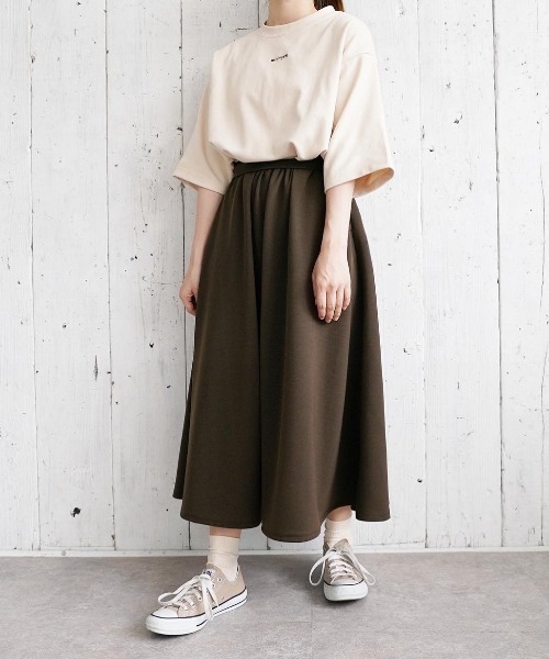 moi tytto（モイテュット）の「ハリ感高見えスカート（スカート・レディース・ブラック/ブラウン・FREE）」の15枚目の写真