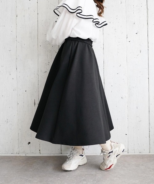 moi tytto（モイテュット）の「ハリ感高見えスカート（スカート・レディース・ブラック/ブラウン・FREE）」の10枚目の写真
